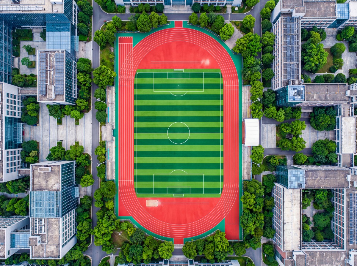 荆门市塑胶颗粒学校塑胶跑道 - 方案